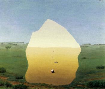 Rene Magritte : the kiss